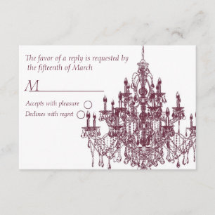 Chandee Amore' rsvp card-TP Card