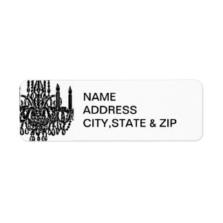 CHANDELIER ADDRESS LABEL