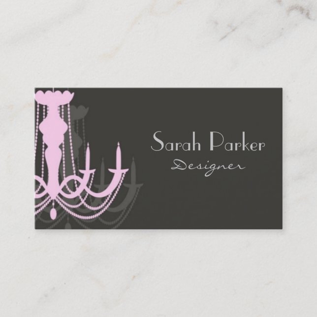 Chandelier Business Card (Front)