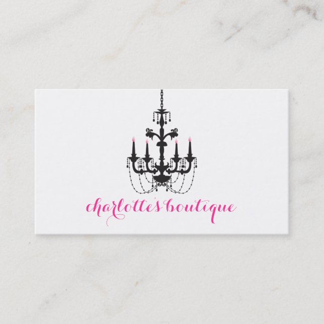 Chandelier Business Cards (Front)