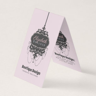 Chandelier Chic (Change Colour) - Business Card