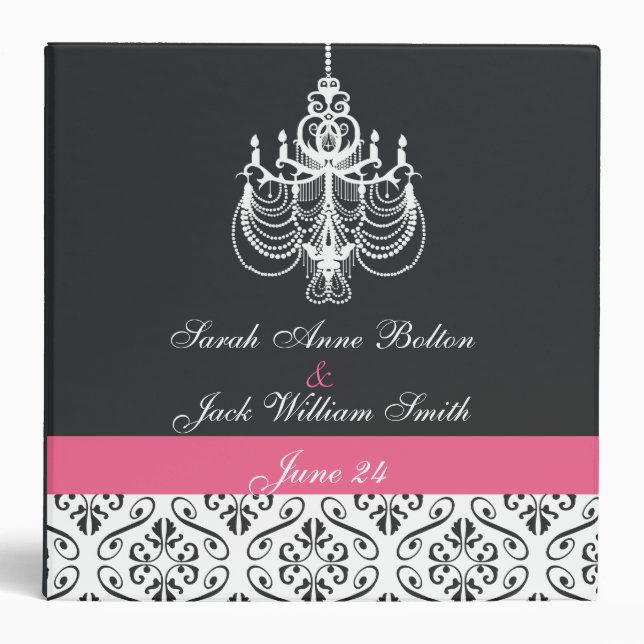 Chandelier Damask Binder (Front)