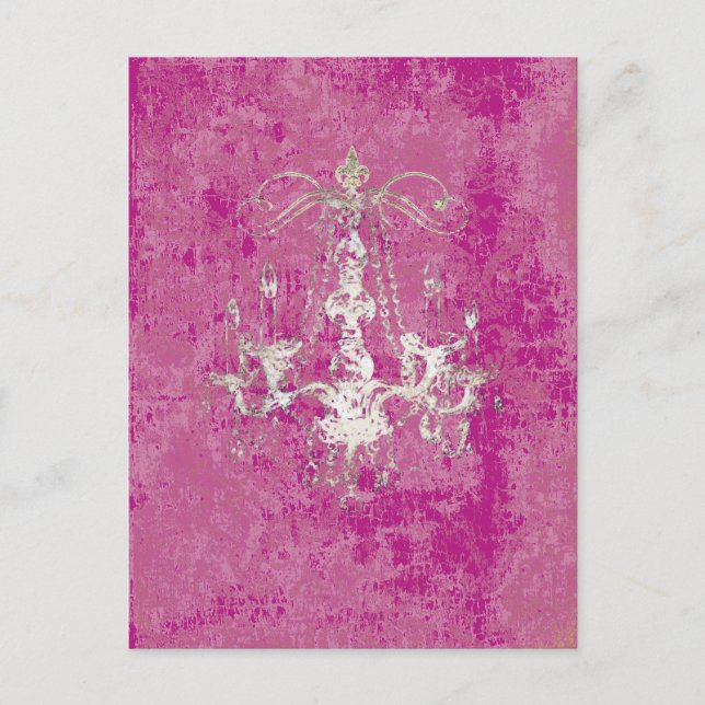 Chandelier Elegance ~ Postcard / Invitations (Front)