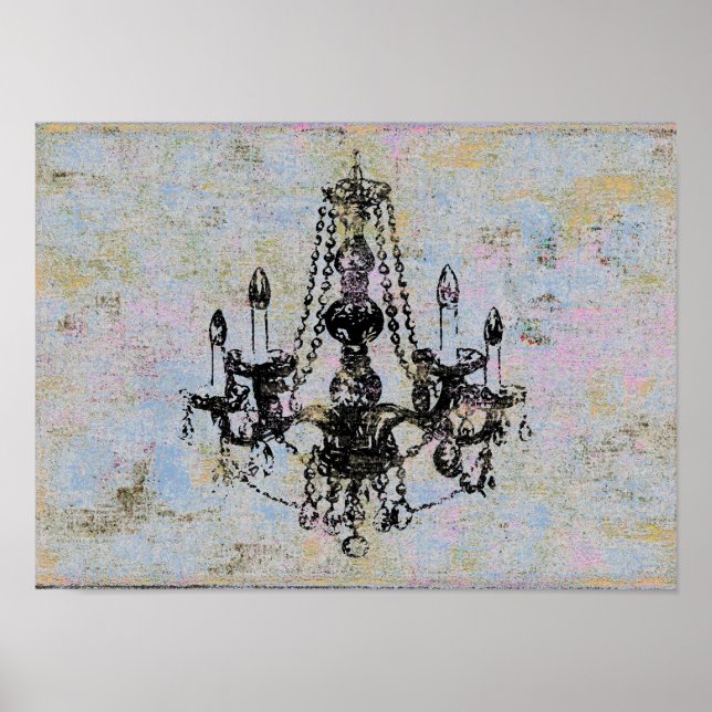 Chandelier Elegance ~ Print / Poster (Front)