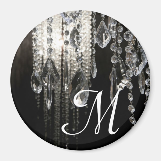 Chandelier en cristal Chic Monogramme Aimant initi (Devant)
