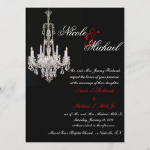 Chandelier en cristal - Invitations