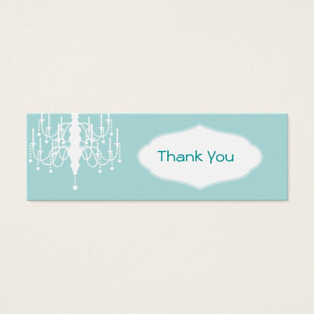 Chandelier Favour Tags (Front)