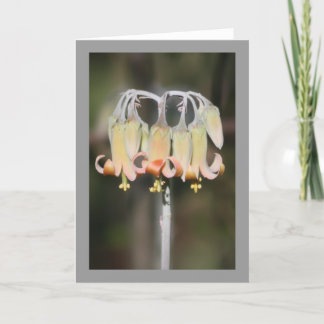 Chandelier flower card