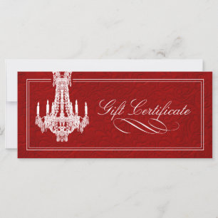 CHANDELIER GIFT CERTIFICATE