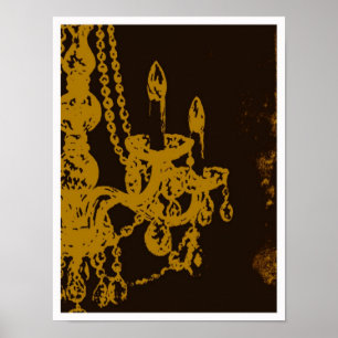 Chandelier Glamour ~ Print / Poster