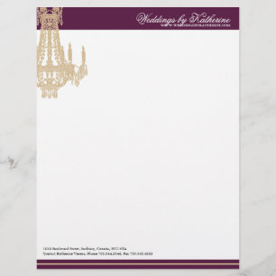 Chandelier Letterhead