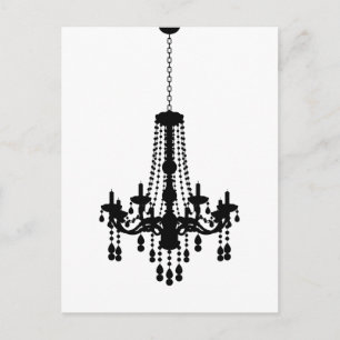 Chandelier Postcard