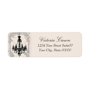 Chandelier Return Address Label