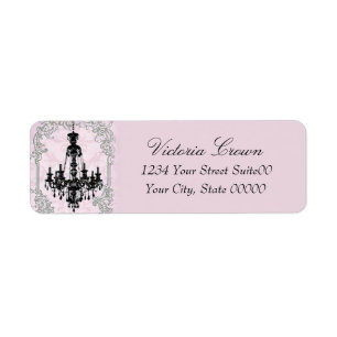 Chandelier Return Address Label