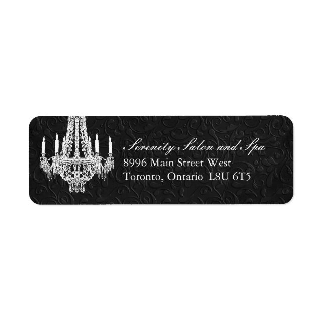 Chandelier Return Address Labels (Front)