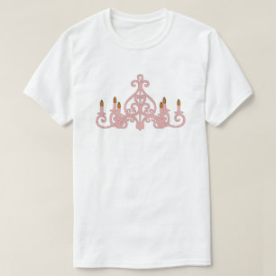 Chandelier rose ~ PLUS TAILLE jusqu'à 6x / tshirt