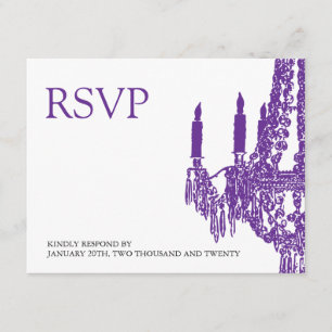 Chandelier RSVP Cards