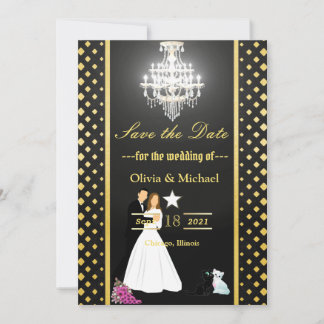 Chandelier Save The Date