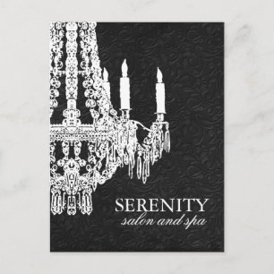 Chandelier - Spa Advertising Postcard