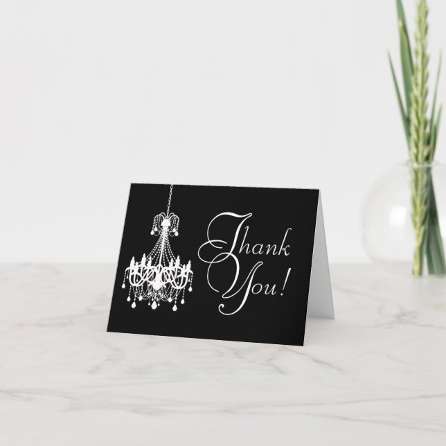 Chandelier Thank You Card (Front)