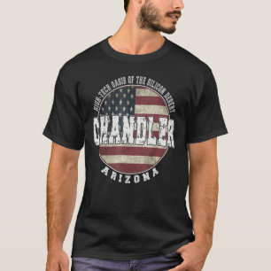 Chandler Arizona Vintage American flag T-Shirt