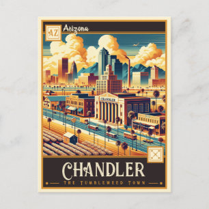 Chandler, Arizona   Vintage Postcard