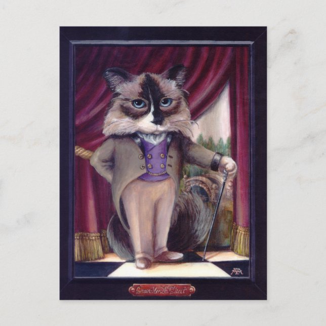 Chandler Le Chat Postcard (Front)