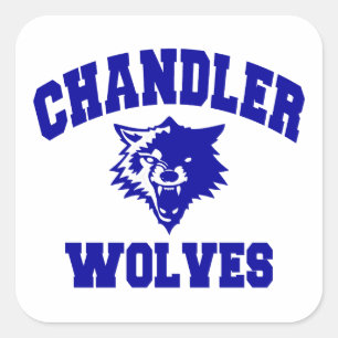 Chandler Wolves Square Sticker