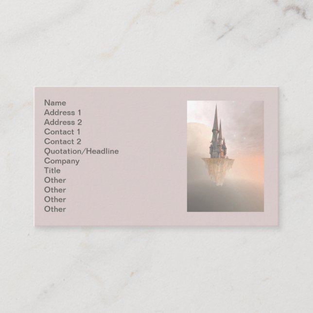 Chandra Business Card (Front)