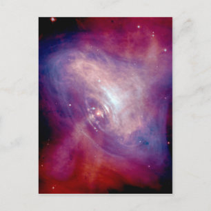 Chandra Crab Nebula NASA Space Postcard