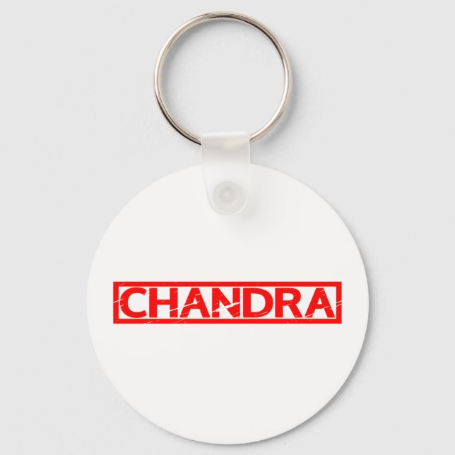 Chandra Stamp Keychain (Front)