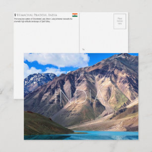 Chandratal Lake, Spiti Valley, India Travel Postcard