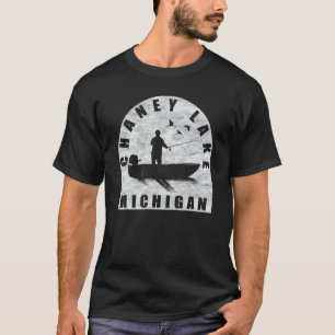 Chaney Lake Fishing Michigan T-Shirt