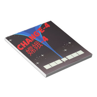Chang'e-4 China space Art. Notepad