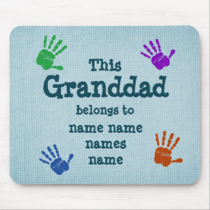 Change ALL Names This Grandad Belongs to . . Mouse Pad