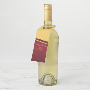 Change ALL Text Organization Christmas Party Bottle Tag