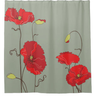 CHANGE BACKGROUND COLOR  Red Poppies