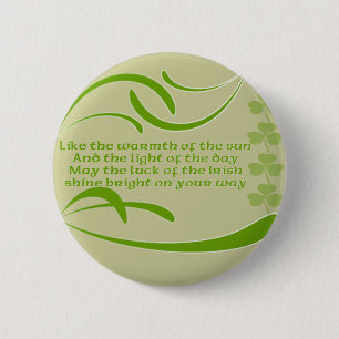 Change background colour-Irish Blessing 2 Inch Round Button