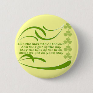Change background colour-Irish Blessing 2 Inch Round Button