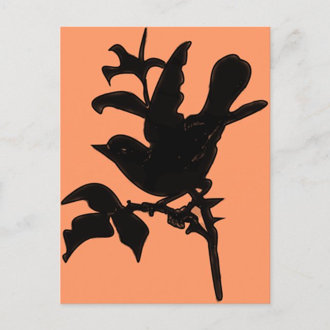 Change Background Colour Postcard (Front)