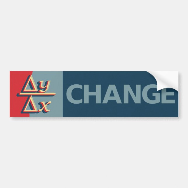 Change Bumper Sticker (Front)