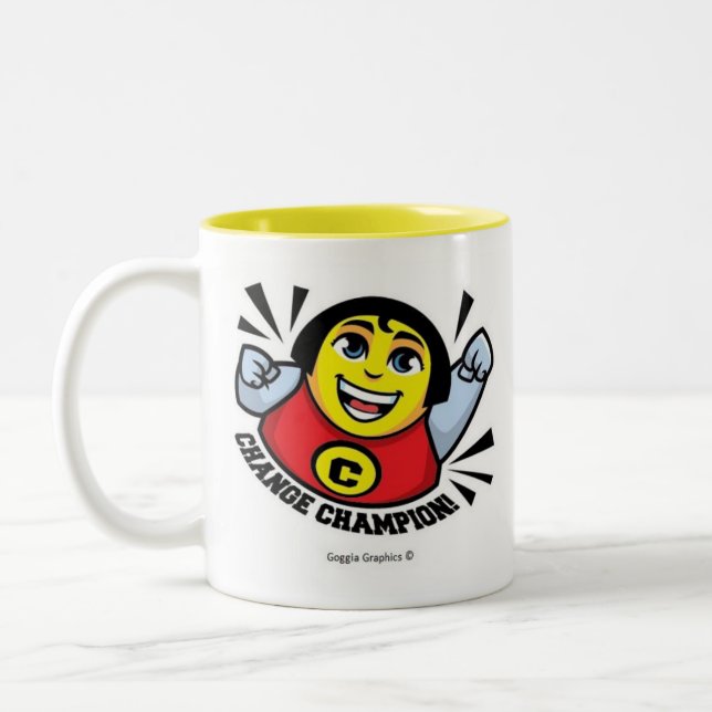 Change Champion Mug Yellow Inside (Left)