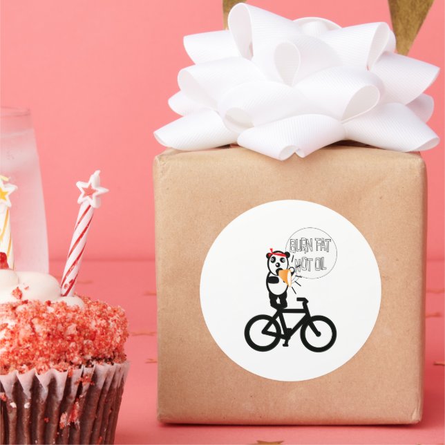 Change colour background classic round sticker (Party)