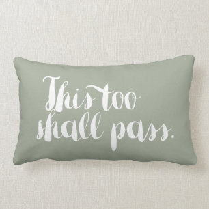 Change Endures - Motivational Pillow