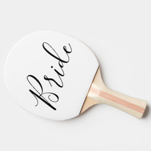 Change Font - Custom Bride  Ping Pong Paddle
