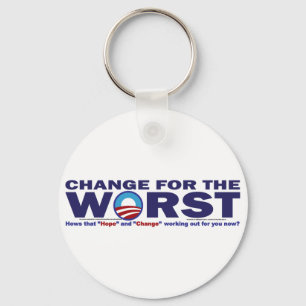 cHANGE-FOR-THE-wORST Keychain