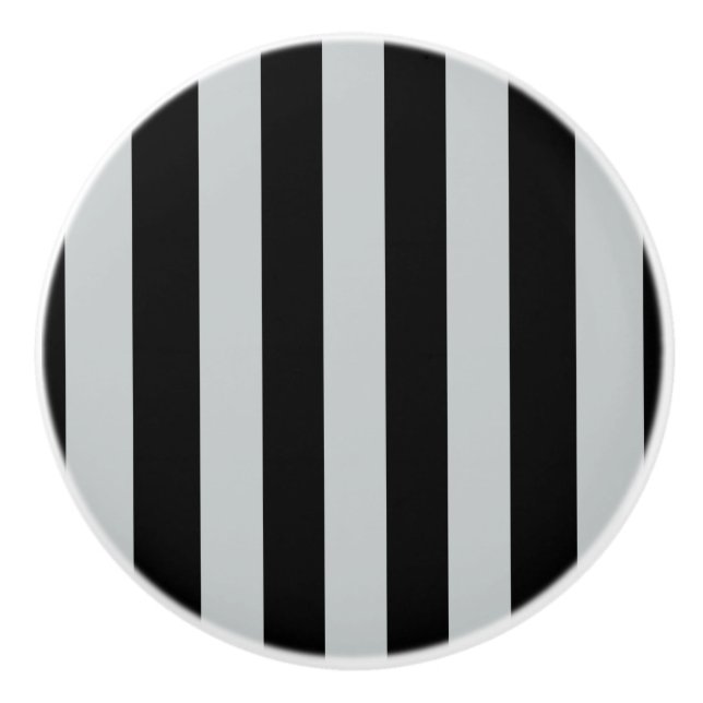 Change Gray Stripes to  Any Color Click Customize Ceramic Knob (Front)