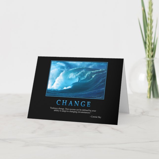 Change Greeting Card (Front)