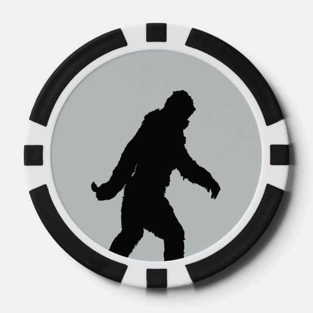 Change Grey Background Decor Colour Click Customiz Poker Chips (Front)