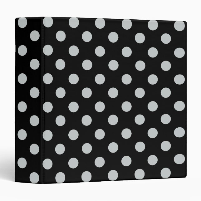 Change Grey Polka Dots Any Colour Click Customize Binder (Front/Spine)